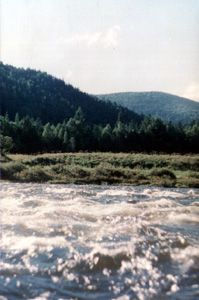 Урик на выходе из Чертова ущелья. Фото 2.